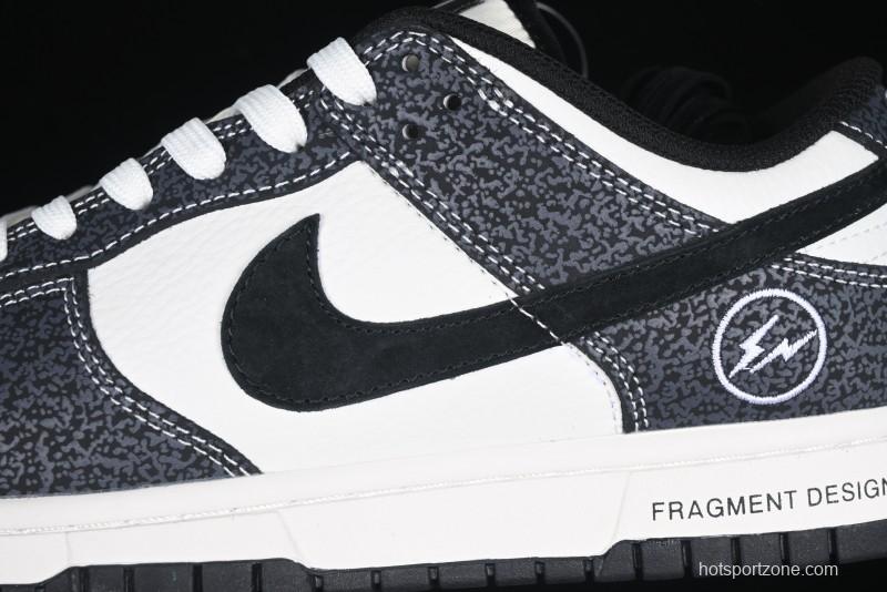 Nike SB Dunk Low Lightning Collaboration Black Swoosh Anniversary Custom Low-Top Skate Shoes - SF1029-401