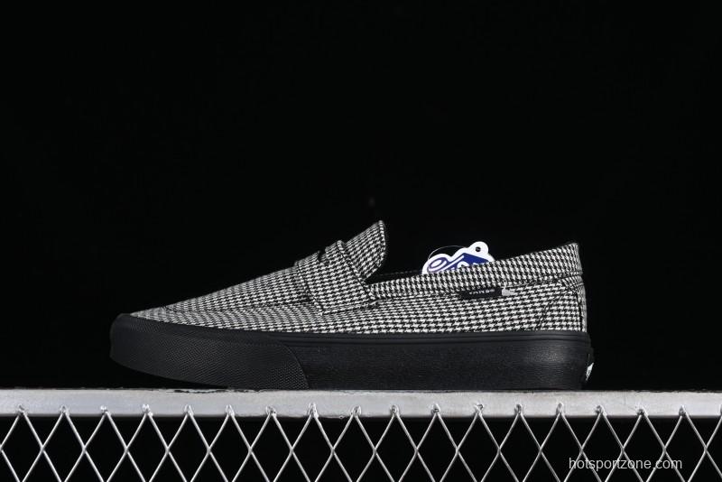 Vans Demons Style 53 Black White Retro Houndstooth Loafers - VN000CQPYER