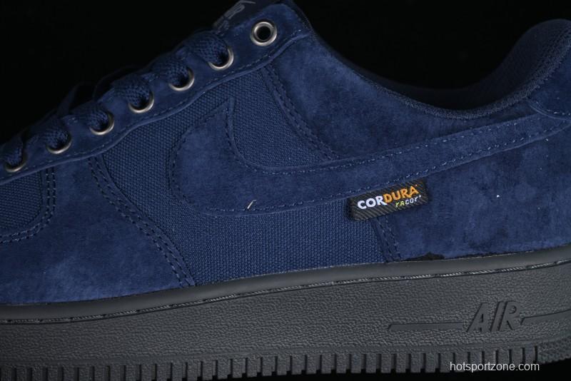 Nike Air Force 1 '07 Low Casual Sneakers in Light Blue with Full-Length Air Cushion - HQ3822-400