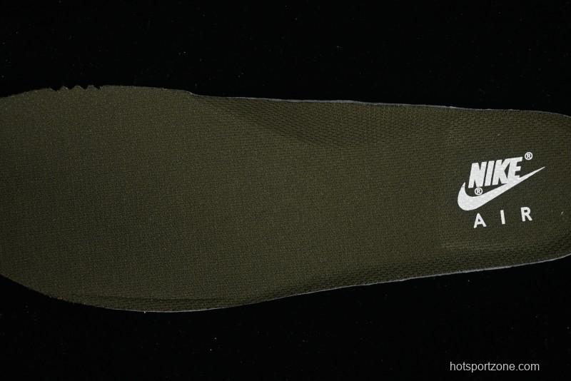 Nike Air Force 1 '07 Low Casual Sneakers in White Green Colorway - CQ5059-110