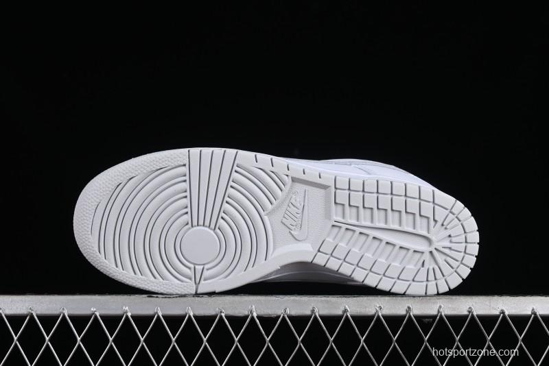 Nike SB Dunk Low All-White Low-Top Casual Skate Shoes - DV0831-101