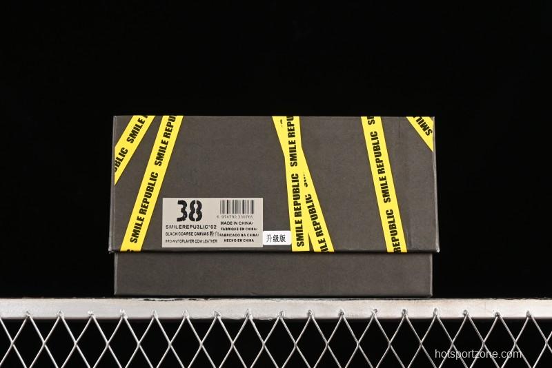 SMILEREPUBLIC SMILE Collection Canvas Sneakers with Thick Sole and Open Toe Design - G.D4