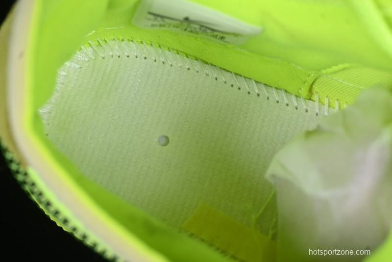 Nike Off White x Air Force 1 Low OW Collaboration Transparent Yellow Sneakers - AO4606-700