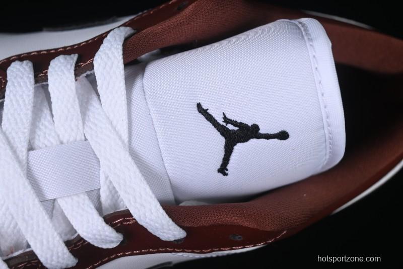 Nike Air Jordan 1 Low AJ1 White University Red Casual Sneakers - HF3148-102