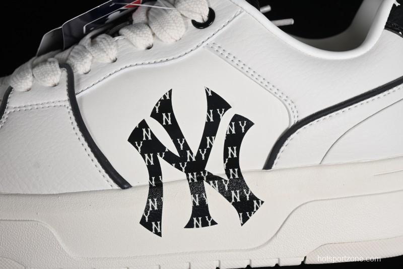 MLB Chunky Liner Basic New York Yankees Thick Sole Casual Sneakers with 6cm Height Increase - 3ASXCLR3N50WHS