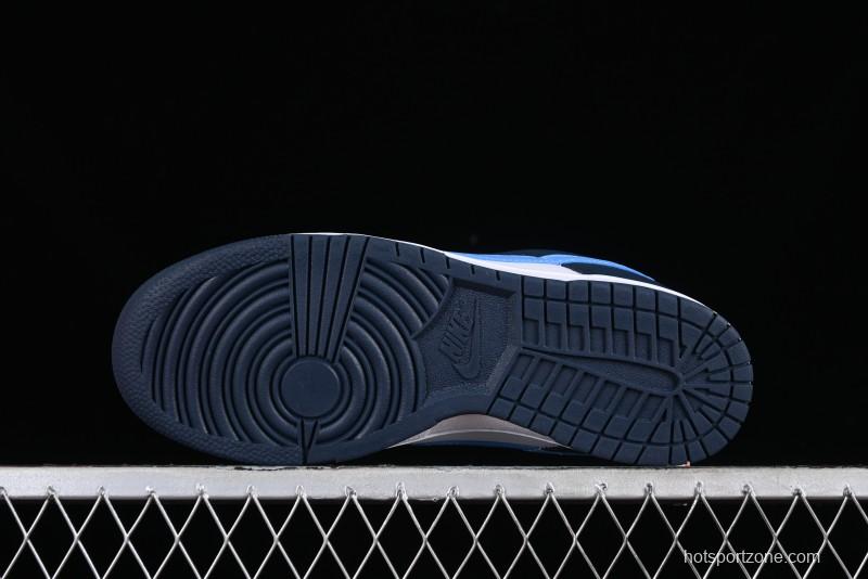 Nike Dunk Low SB Casual Skate Shoes in Obsidian/University Blue Colorway - FN7800-400