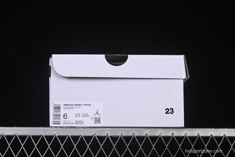 Nike Air Jordan 1 Low AJ1 Amber Green Low-Top Casual Sneakers - HF4078-100