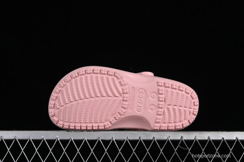 Crocs Classic Clog Quartz Pink Two-Way Beach Sandals with Ventilation Holes - B.D4