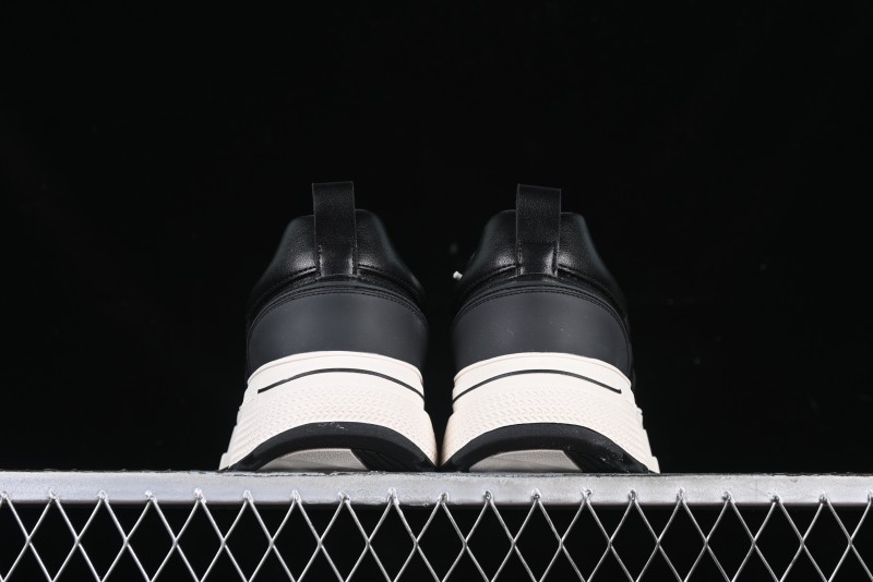 Shoot Brand Replay Black Plum Retro Comfort Leather Anti-Slip Platform Low-Top Casual Sneakers - AJD4