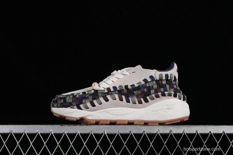 Nike Air Footscape Woven Asymmetrical Weave Slip-Resistant Low-Top Lifestyle Sneakers - FV3615-191