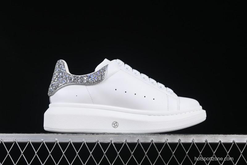 Alexander McQueen Oversized Sneakers with White Crystals - D.E5