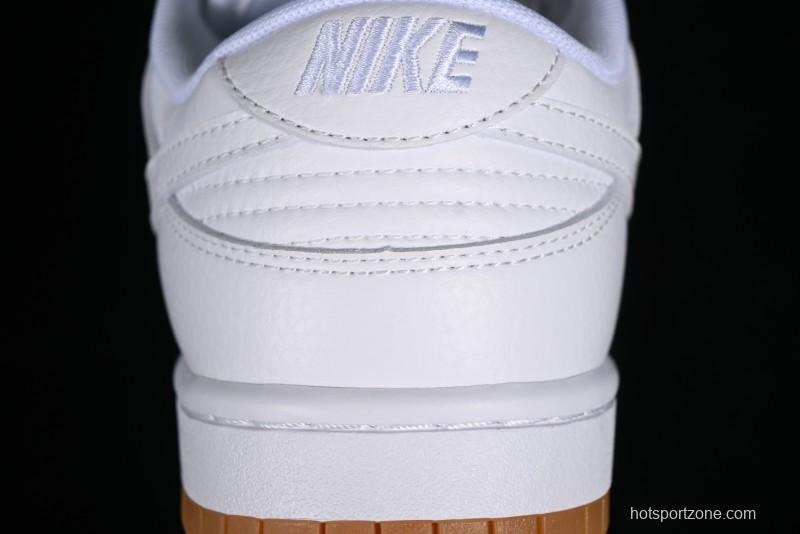 Nike SB Dunk Low Casual Skate Shoes with White and Gum Sole - 311369-100