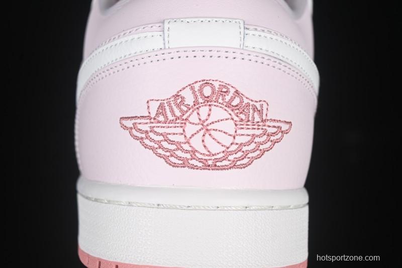 Nike Air Jordan 1 Low AJ1 Retro Casual Sneakers in Youthful Pink - IH0823-611