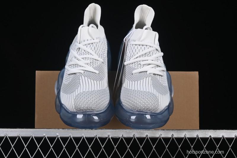 Grounds Bubble High Platform Sneakers White Gray - AJE5