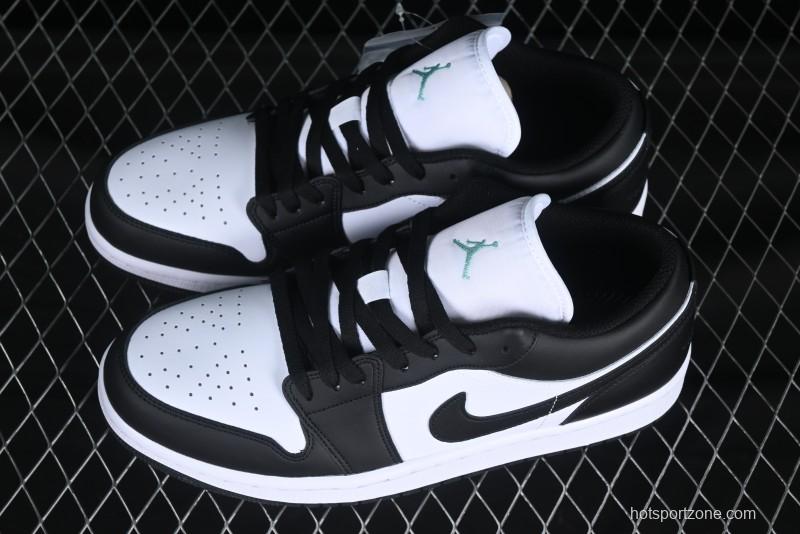 Nike Air Jordan 1 Low AJ1 Black White Panda Low Top Lifestyle Basketball Shoes - 553558-131