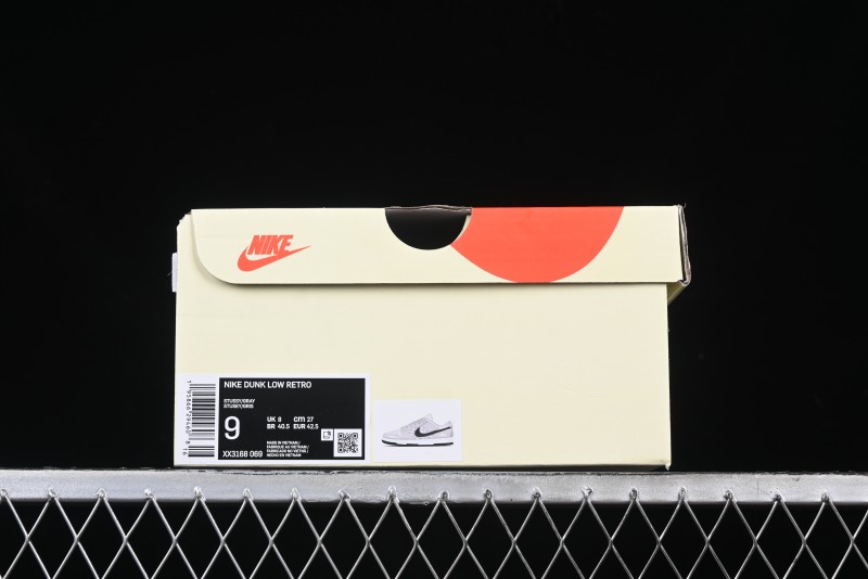 Nike SB Dunk Low Stussy Collaboration - Black Swoosh Anniversary Custom Low-Top Casual Skate Shoes - XX3168-069