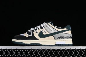 Nike Dunk Low Panda Prank Universe Exploration - Star Trek Mocha SB Strap Low-top Casual Sneakers - FQ8080-133