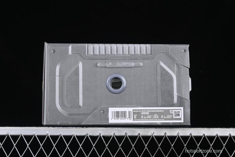 Nike Rtfkt Studios x Nk Dunk Genesis Low OG Ghost Metaverse Series Casual Skate Shoes - HM4465-001