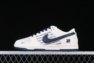 Nike SB Dunk Low UN Collaboration - Dark Blue Anniversary High-End Custom Low-Top Casual Sneakers - XX2026-666