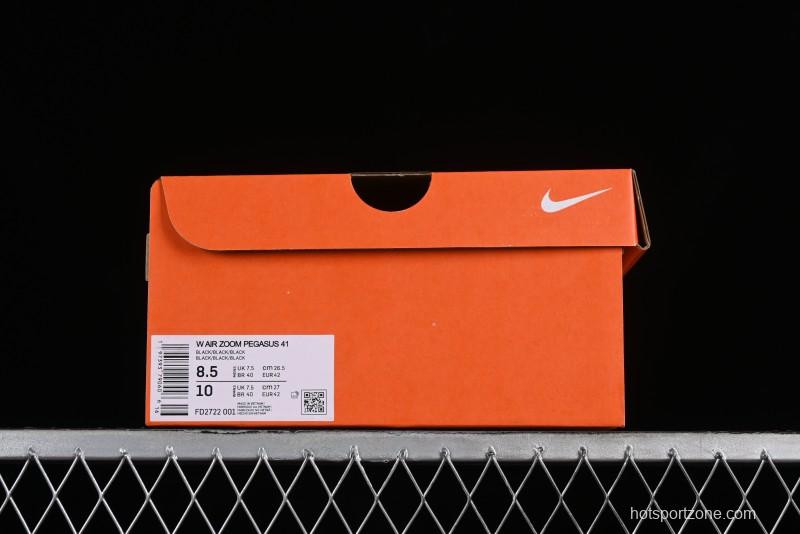 Nike Air Zoom Pegasus 41 Lightweight Breathable Running Shoes with Cushioning - FD2722-001