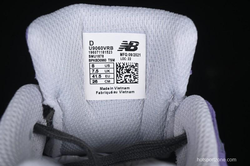 New Balance 9060 Retro Casual Running Shoes with ABZORB Cushioning - U9060VRB