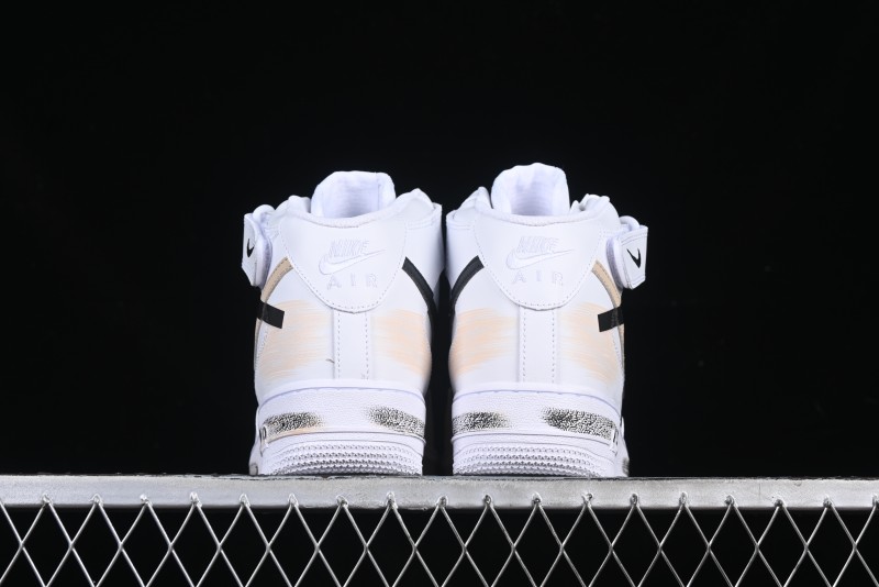 Nike Air Force 1 '07 Mid Broken Hook Spray Paint Anime Theme Casual Sneakers - ZH0316-058