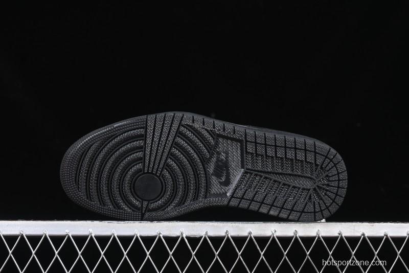 Nike Travis Scott x Fragment Design x Air Jordan 1 Low OG SP AJ1 Year of the Snake Limited Black Snake Web Low Top Casual Sneakers - CH6336-018