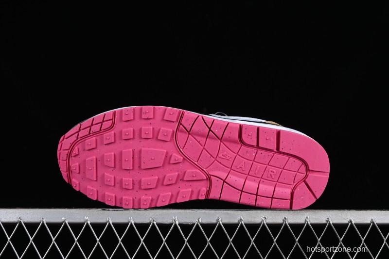 Nike Air Max 1 Premium Retro Running Shoes with Half-Sole Air Cushion - HJ3966-100