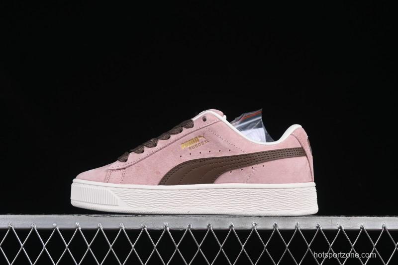 PUMA Suede Classic Sneakers - Rose Pink & Chocolate Brown