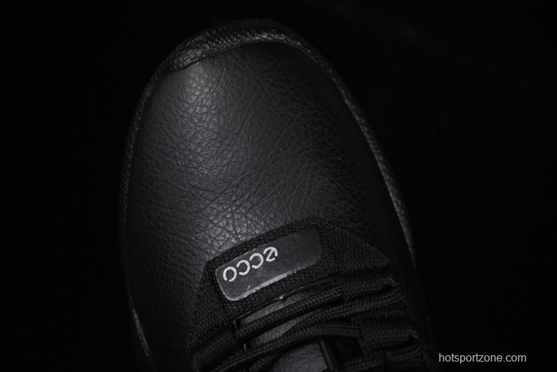 Men's All-Black Premium Leather Sneakers – Sleek & Versatile Design
