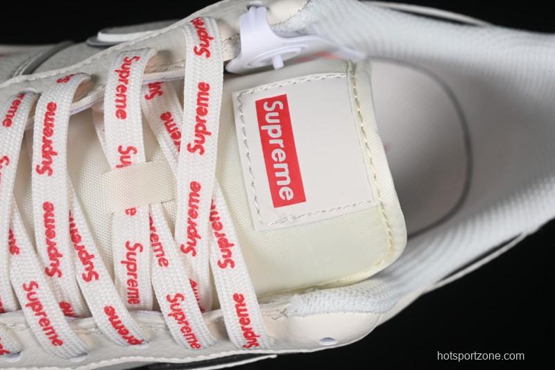 Nike Air Force 1 '07 Low Supreme Collaboration Off-White Crystal Custom Casual Sneakers - XZ6188-715