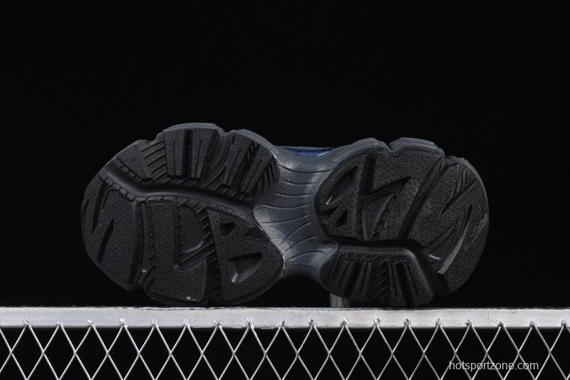 New York Yankees MLB Winner Chunky Height Increasing Thick Sole Running Shoes - 3ASHWD15N50BKS