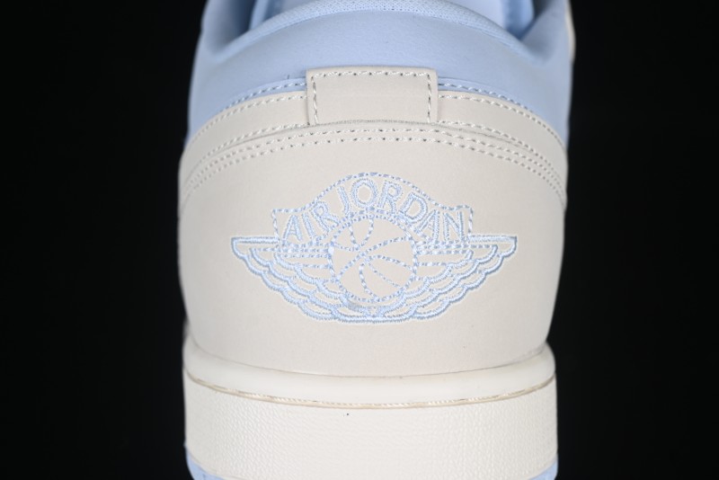 Nike Air Jordan 1 Low "Hydrogen Blue" Casual Sneakers with Retro Design - IB4003-407