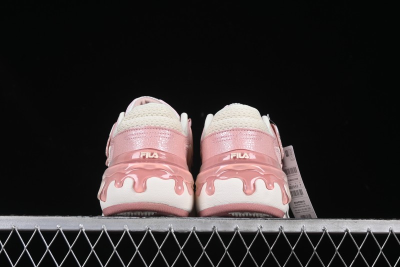 Pink Drip Chunky Sneakers – Trendy Casual Shoes for Women