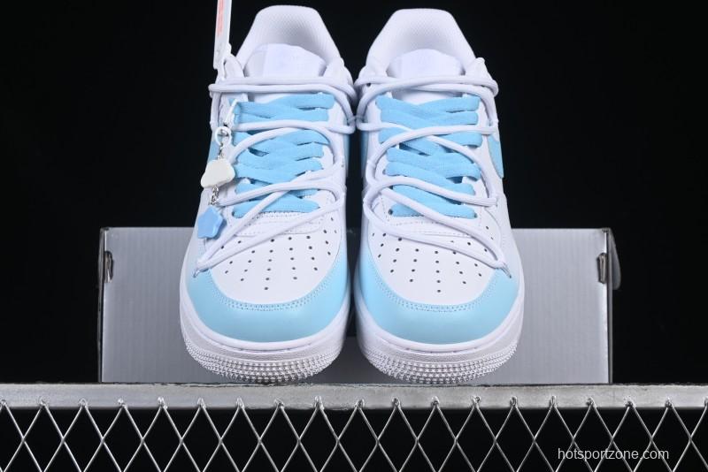 Nike Air Force 1'07 Low Ice Blue Mojito Casual Sneakers - CQ2288-801