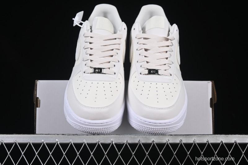 Nike Air Force 1 Low "Triple White Beige" Sneakers