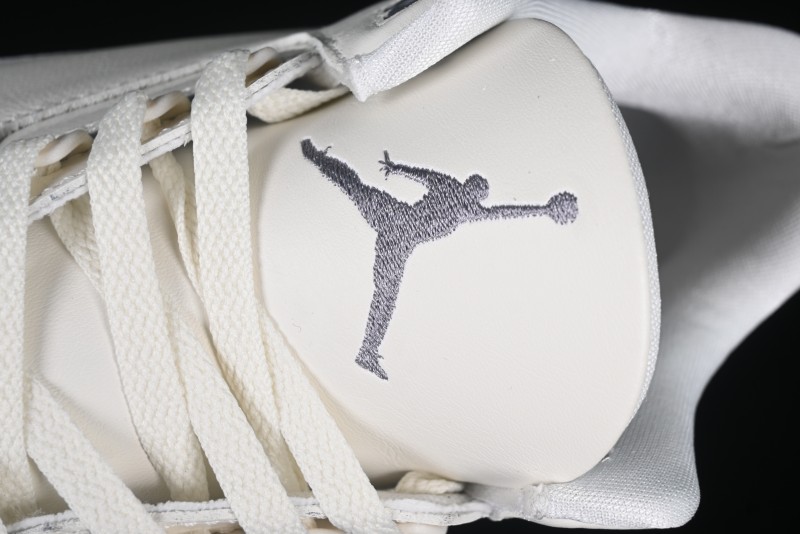 Nike Air Jordan 3 Retro Sneakers Sail Metallic Silver with Elephant Print Accents - CK9246-100