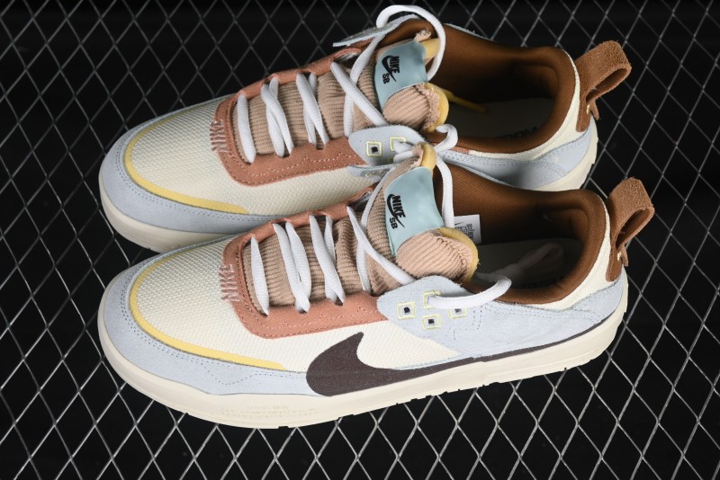 Nike SB Day One Low Top Casual Skate Shoes with Air Zoom Cushioning - HQ3475-121