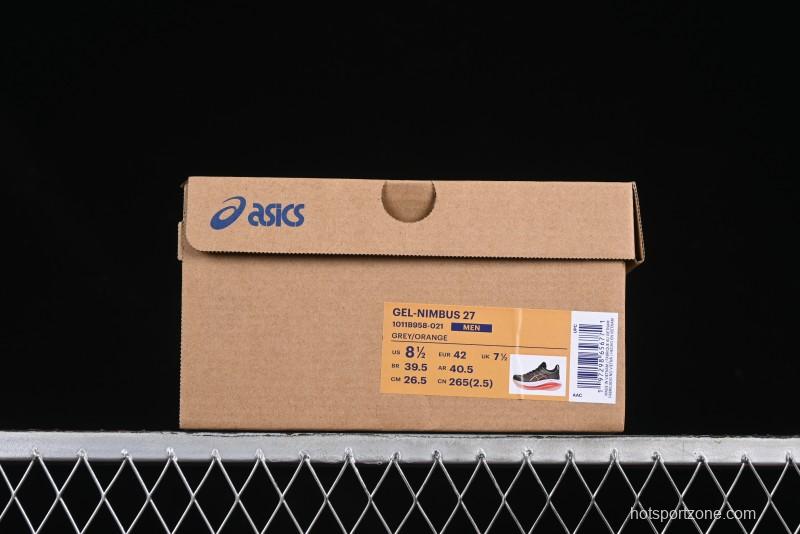 Asics Gel-Nimbus 27 Retro Breathable Casual Shoes with Cushioning for Men - 1011B958-021