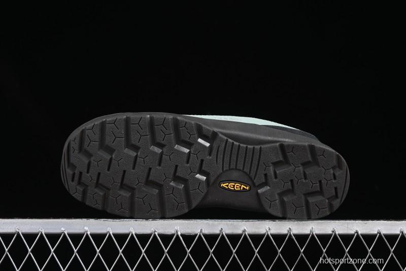 KEEN Jasper Lightweight Outdoor Adventure Shoes – Mint Green & Navy