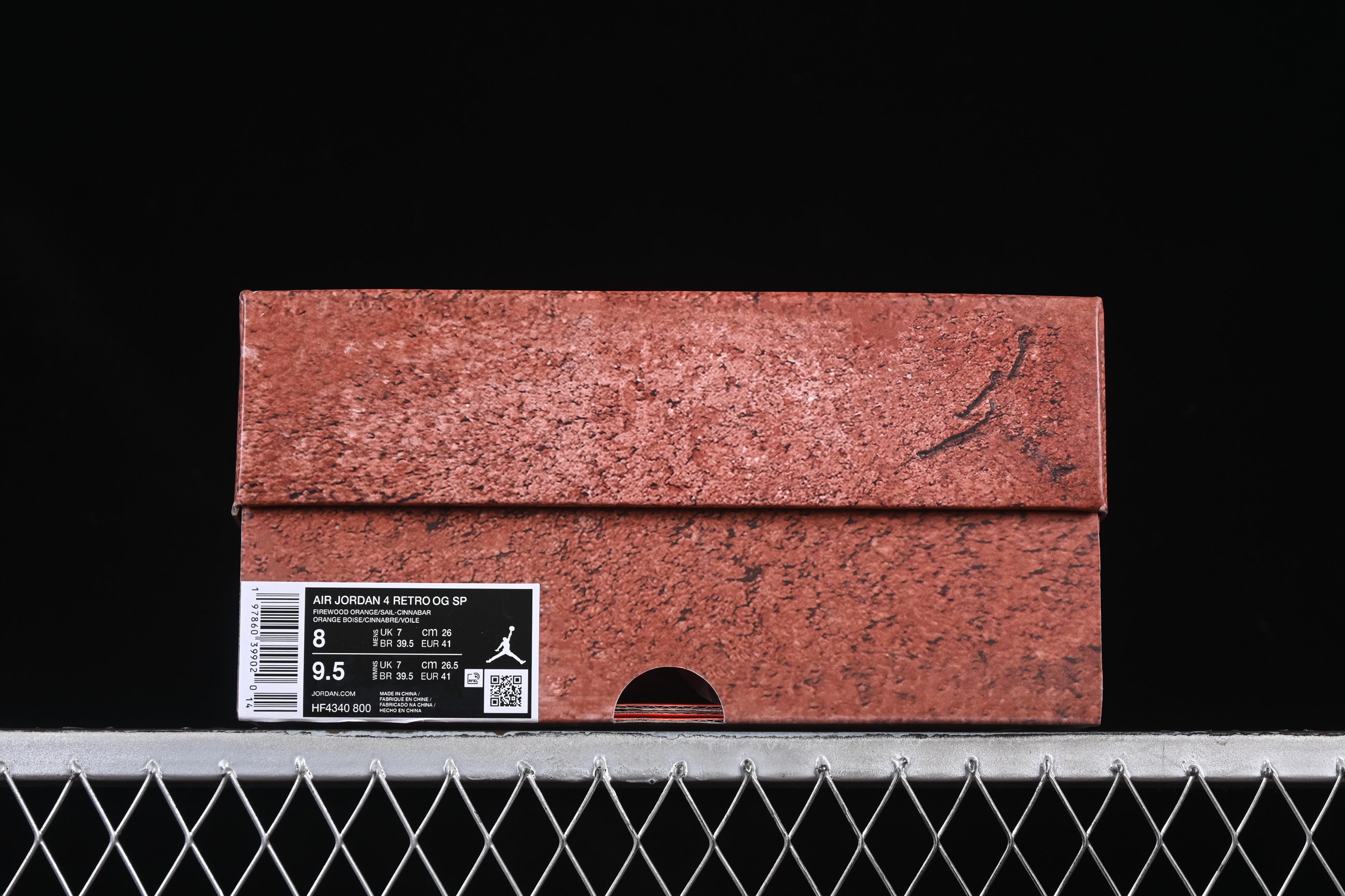 Nike Nigel Sylvester x Air Jordan 4 OG "Brick By Brick" Retro Basketball Shoes - HF4340-800