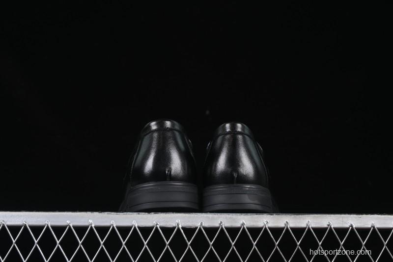 ECCO London Collection Slip-On Business Men's Leather Shoes with Wide Toe Box and Cushioned Sole - 61160801001