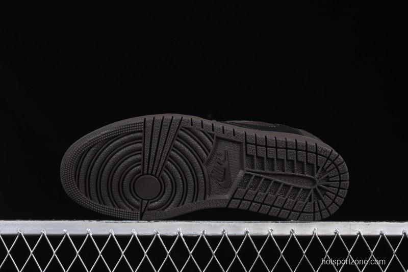 Nike Travis Scott x Air Jordan 1 Low OG AJ1 Reverse Swoosh Sneakers - DM7866-202