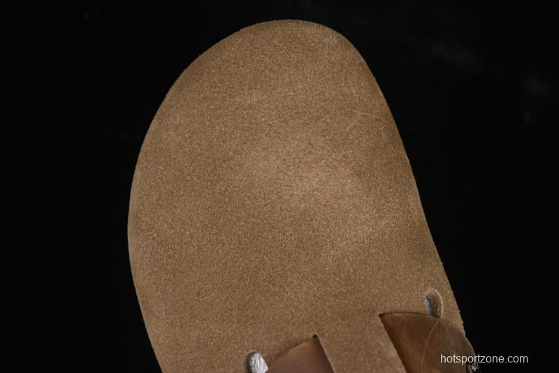 Birkenstock Arizona Soft Footbed Sandals with Suede Leather and Lambswool Lining - G.D4