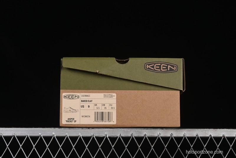 Keen Jasper Rocks SP Urban Series Retro Low-Top Flat Camping Hiking Mountaineering Training Shoes - 1028861Baked Clay
