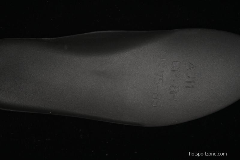 Nike Air Jordan 11 Retro CT8012-003 Basketball Shoes in Black & Guacamole Green