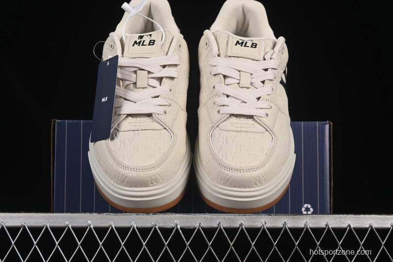 New York Yankees Chunky Liner Mid Denim Monogram Platform Sandals - 3ASXE015N50CRS