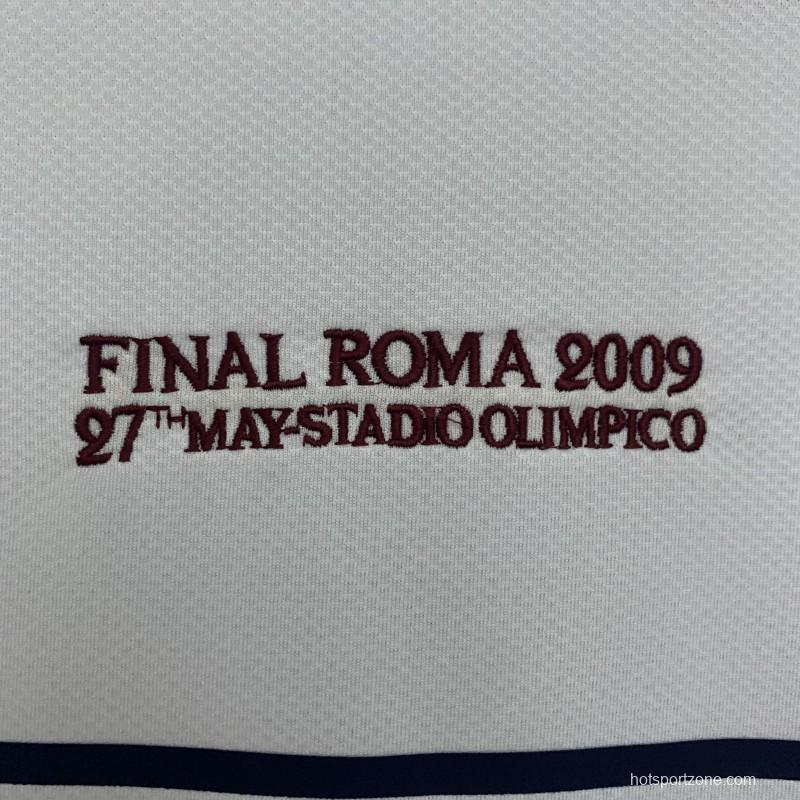 08/09 Retro Manchester United Champions League Away Edition Jersey
