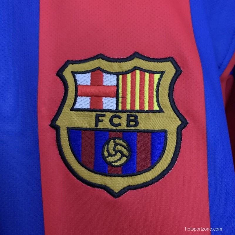 04/05 Retro Barcelona Home Jersey