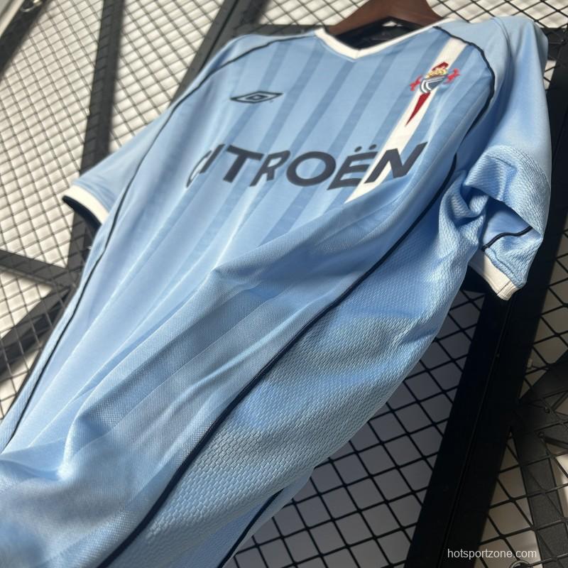 01/02 Retro Celta Home Jersey